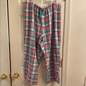 Charter club Plaid Pajamas - Pink, Blue, and White